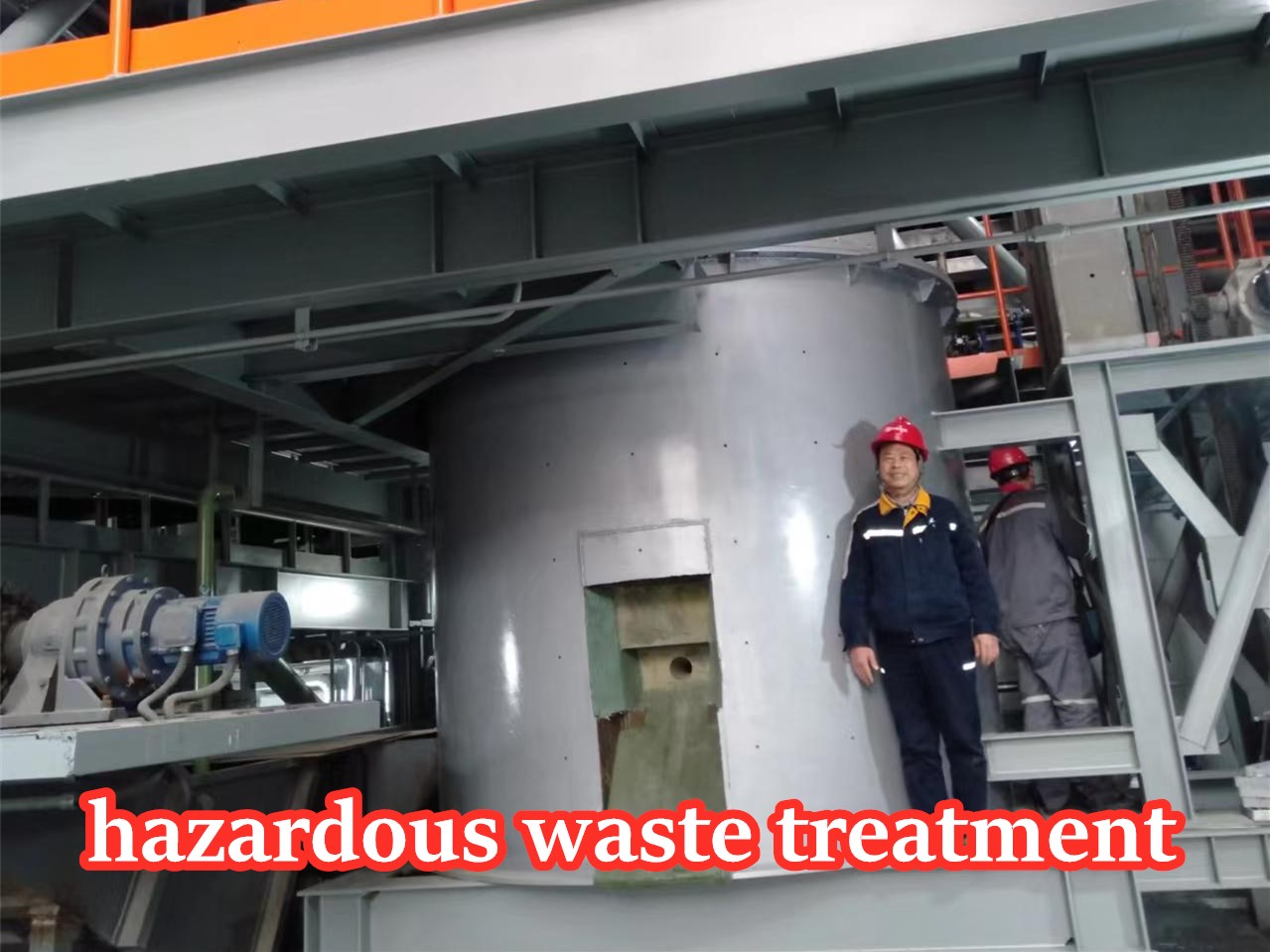 Anyang YND 2000kVA DC arc furnace finish installing for hazardous waste treatment