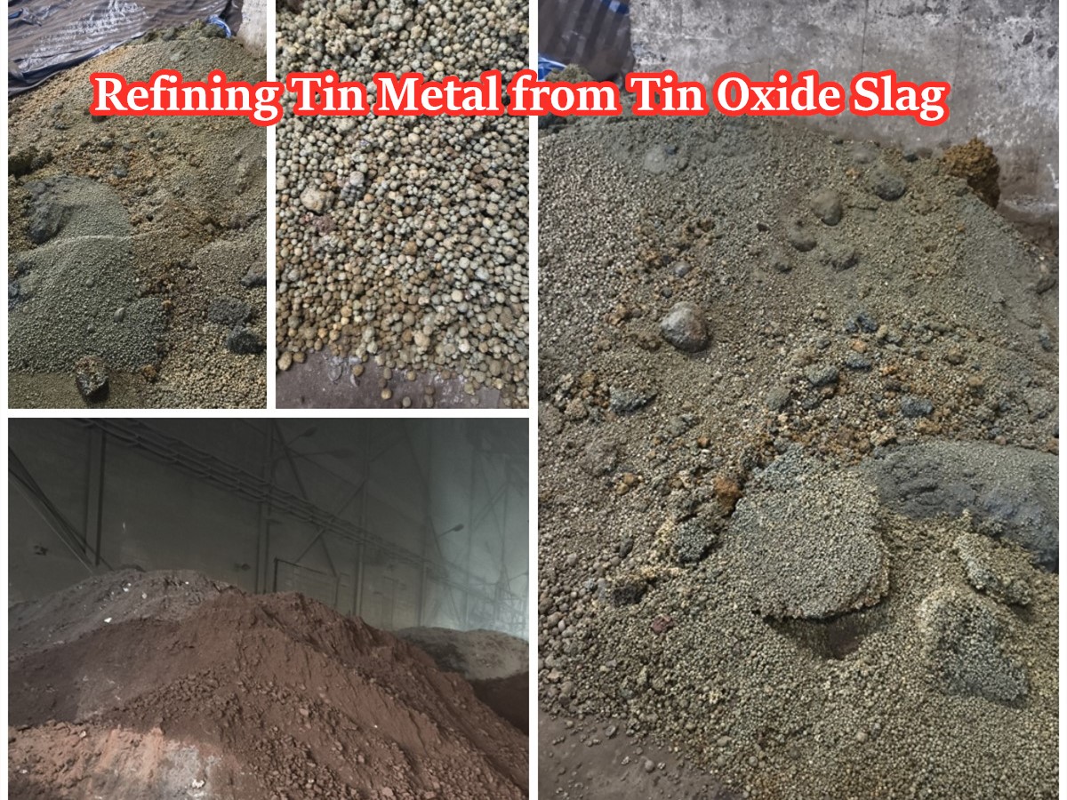 Smelting Tin Metal from Tin Oxide Slag