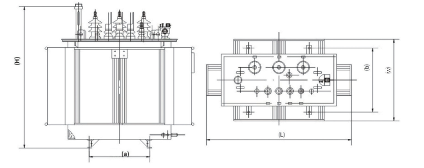 S11-M-11kV-Three-Phase-Oil-Immersed-Distribution-Transformer-size